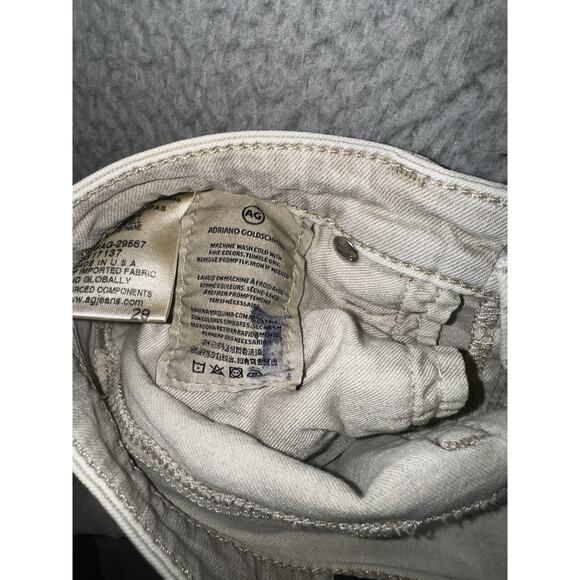 Adriano Goldschmied Jeans Women 29 The Prima Crop Mid Rise Cigarette - Picture 9 of 9